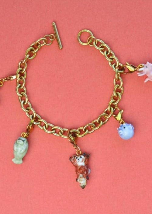 Exotic Trail of Treasures Charm & Bracelet Set