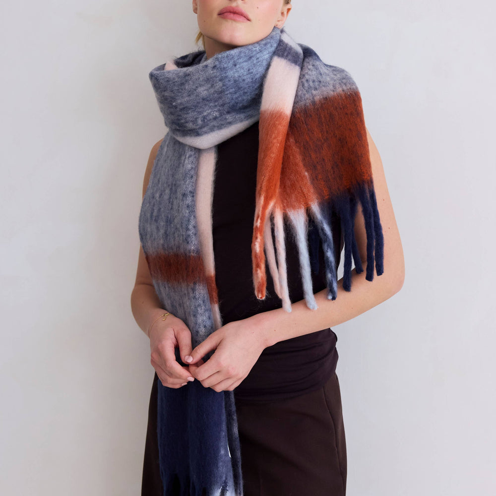 The Stockholm Scarf - 100% Recycled - Winter Lagoon