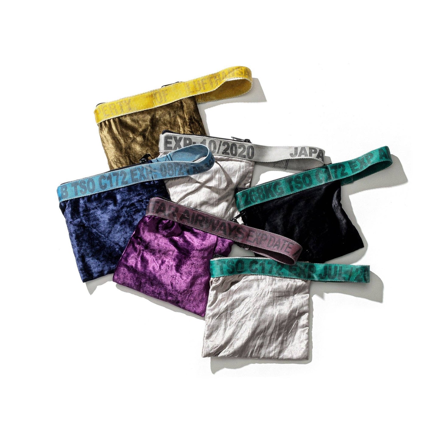 Upcycled Velvet Sling Belt Pouch