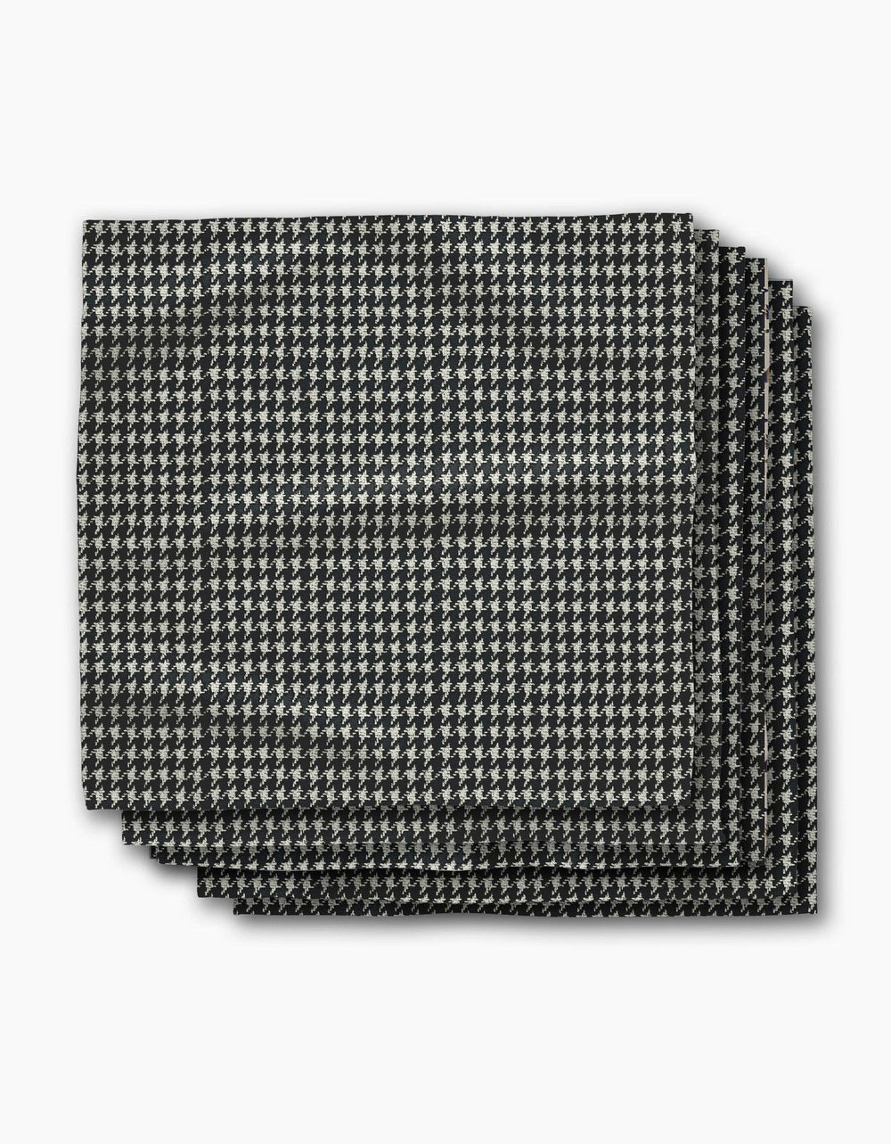 Houndstooth Black Dinner Napkins