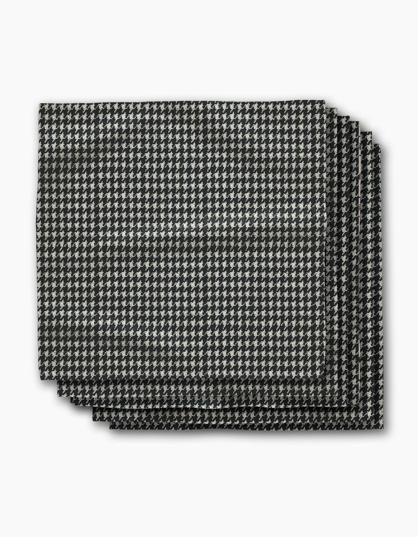 Houndstooth Black Dinner Napkins