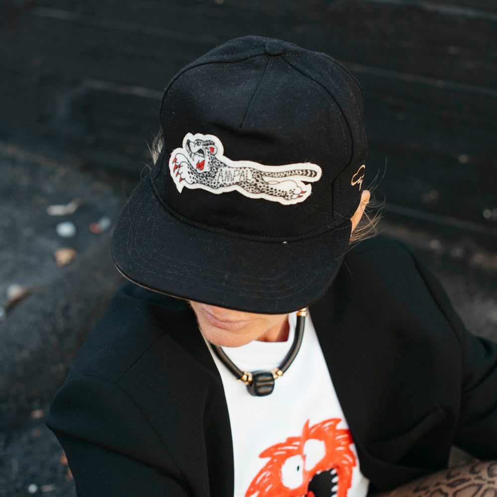 
                      
                        Cheetah Wool Strapback
                      
                    