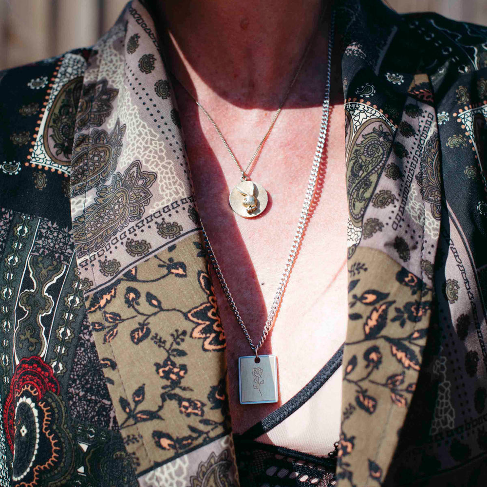 
                      
                        Rose Pendant Necklace - Unisex
                      
                    