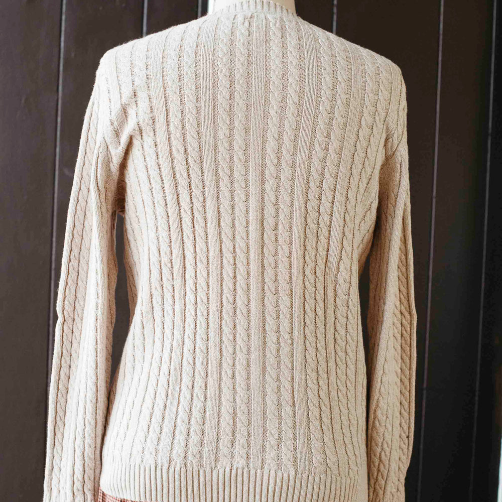 
                      
                        Pre-loved V-neck Cream Sweater - Size S
                      
                    