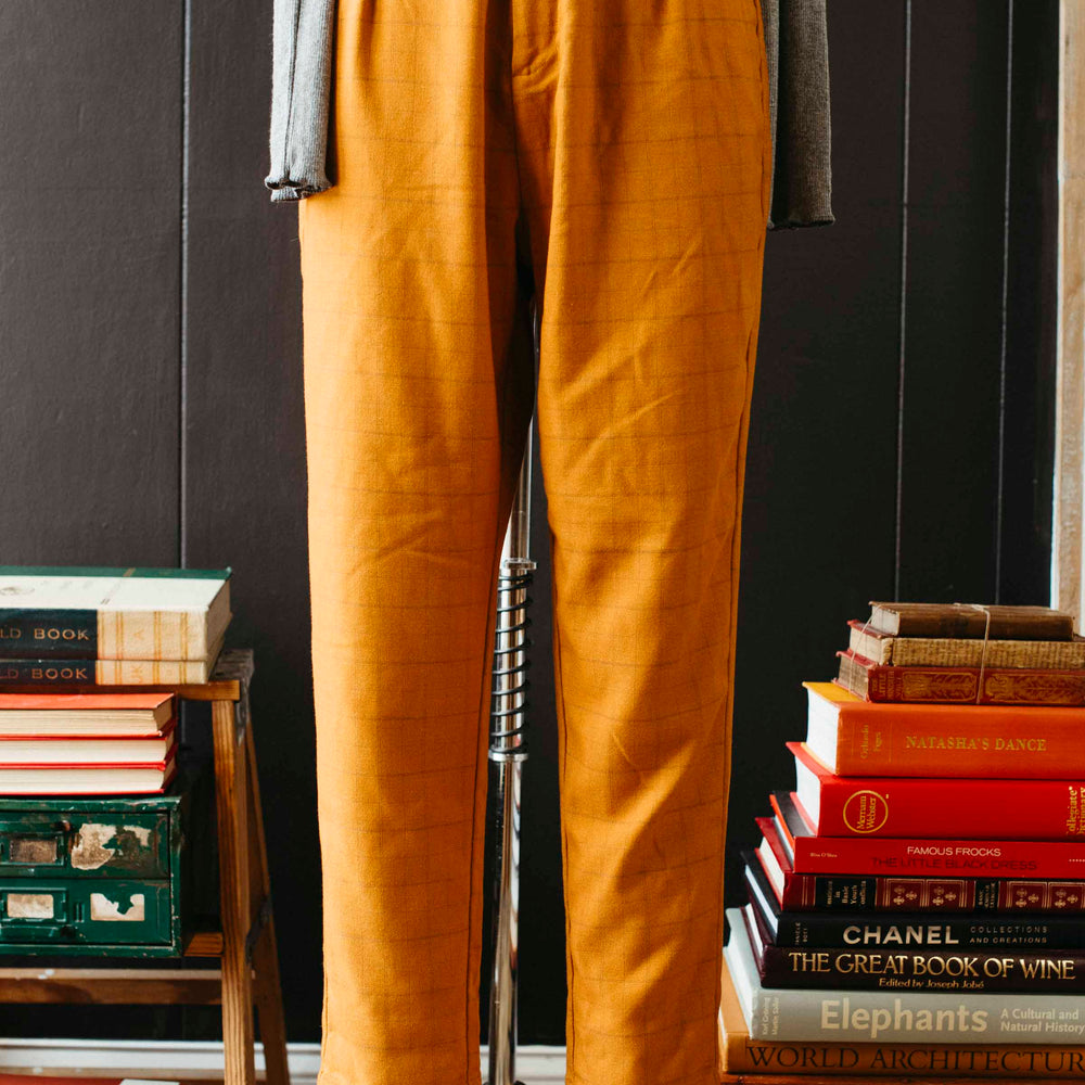 Vintage Japanese Mustard Trouser - Size S