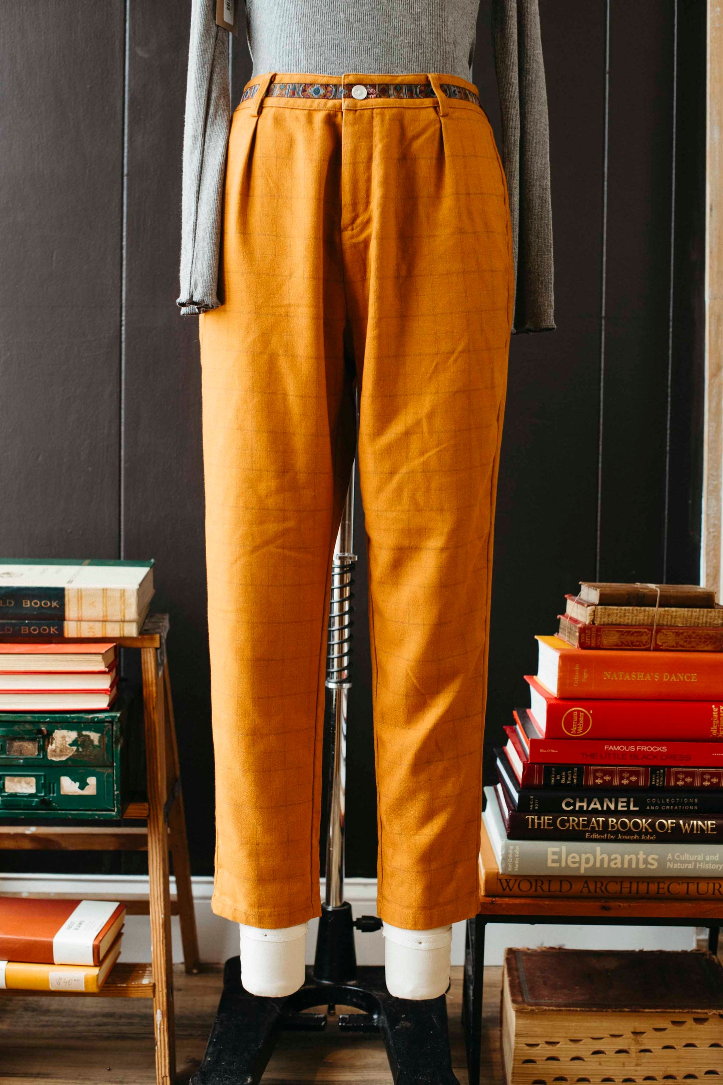 Vintage Japanese Mustard Trouser - Size S
