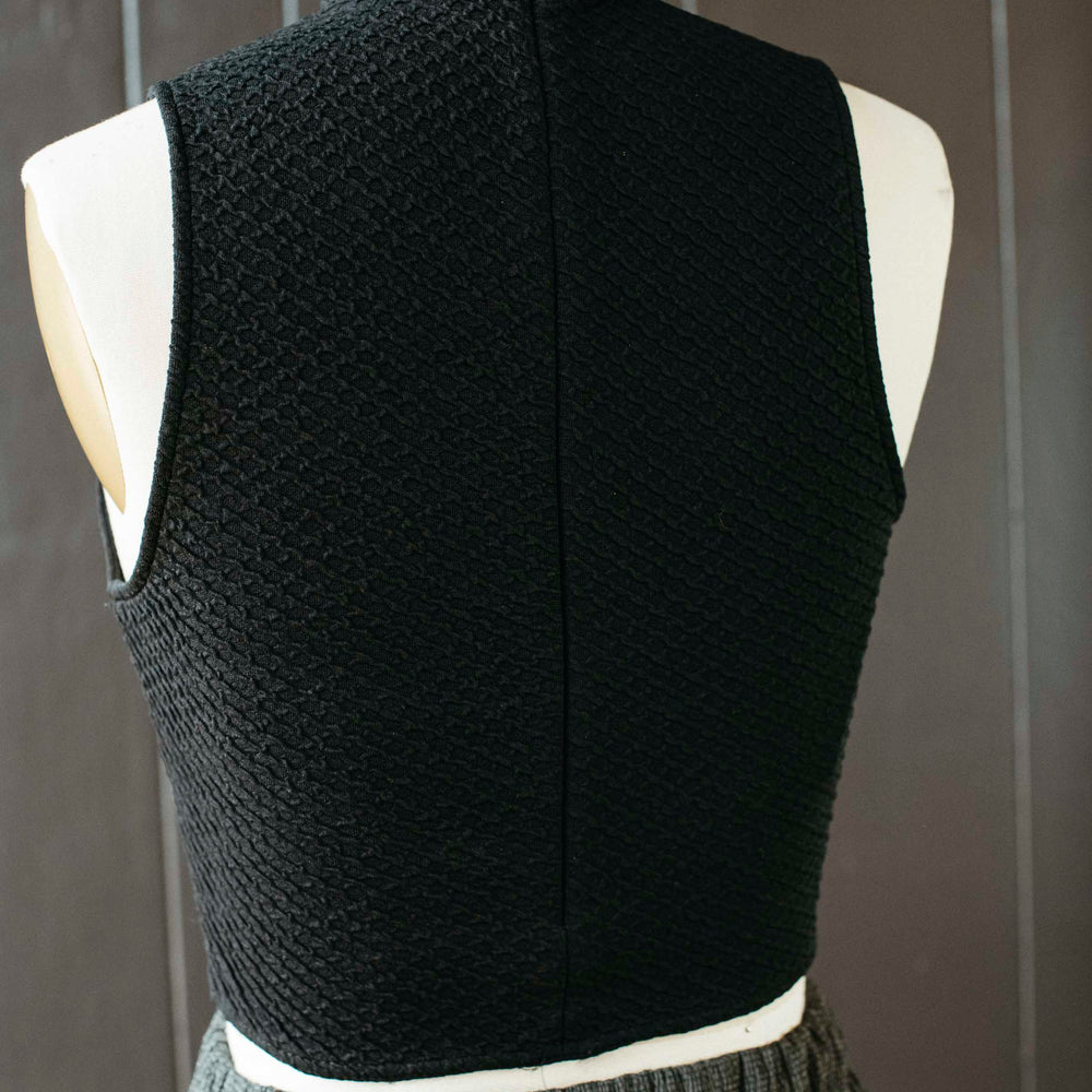 Pre-loved Mock Neck Crop Top - Size XS/S