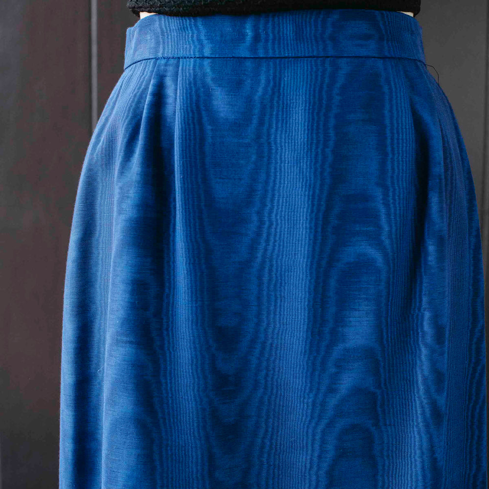 
                      
                        Pre-loved Cobalt Moiré Pencil Skirt - Size M
                      
                    