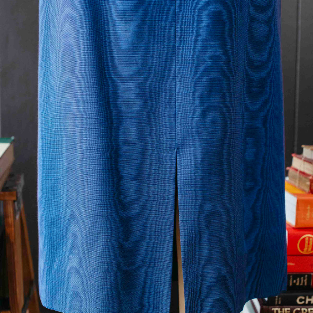 
                      
                        Pre-loved Cobalt Moiré Pencil Skirt - Size M
                      
                    