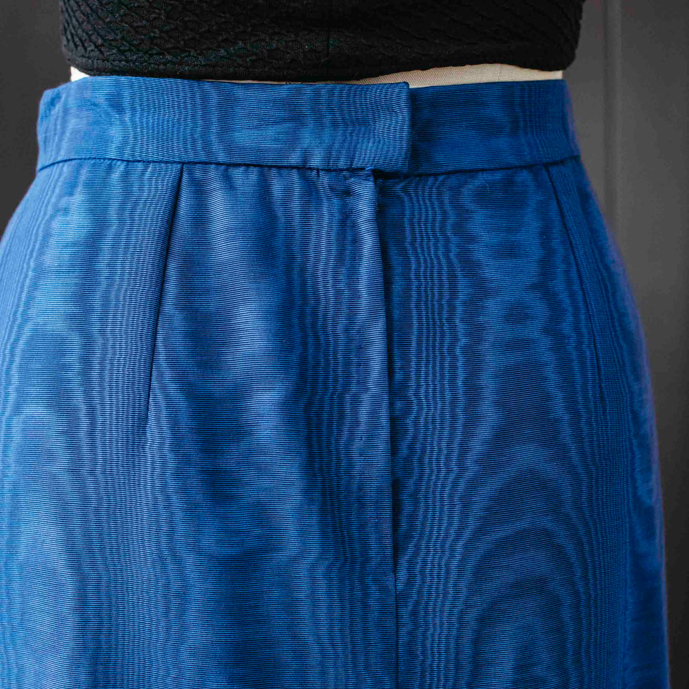 
                      
                        Pre-loved Cobalt Moiré Pencil Skirt - Size M
                      
                    