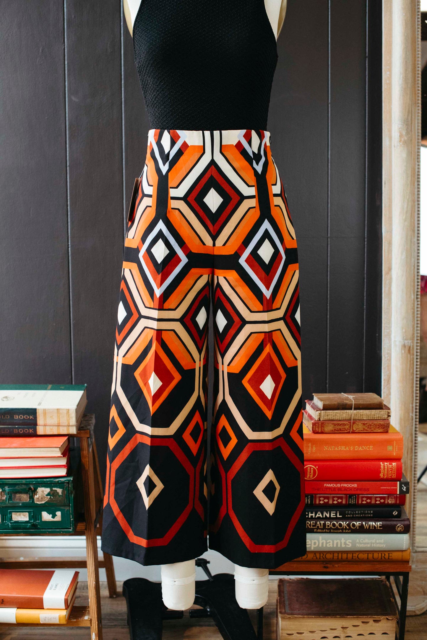 Pre-loved Geo Palazzo Pant - Size XS