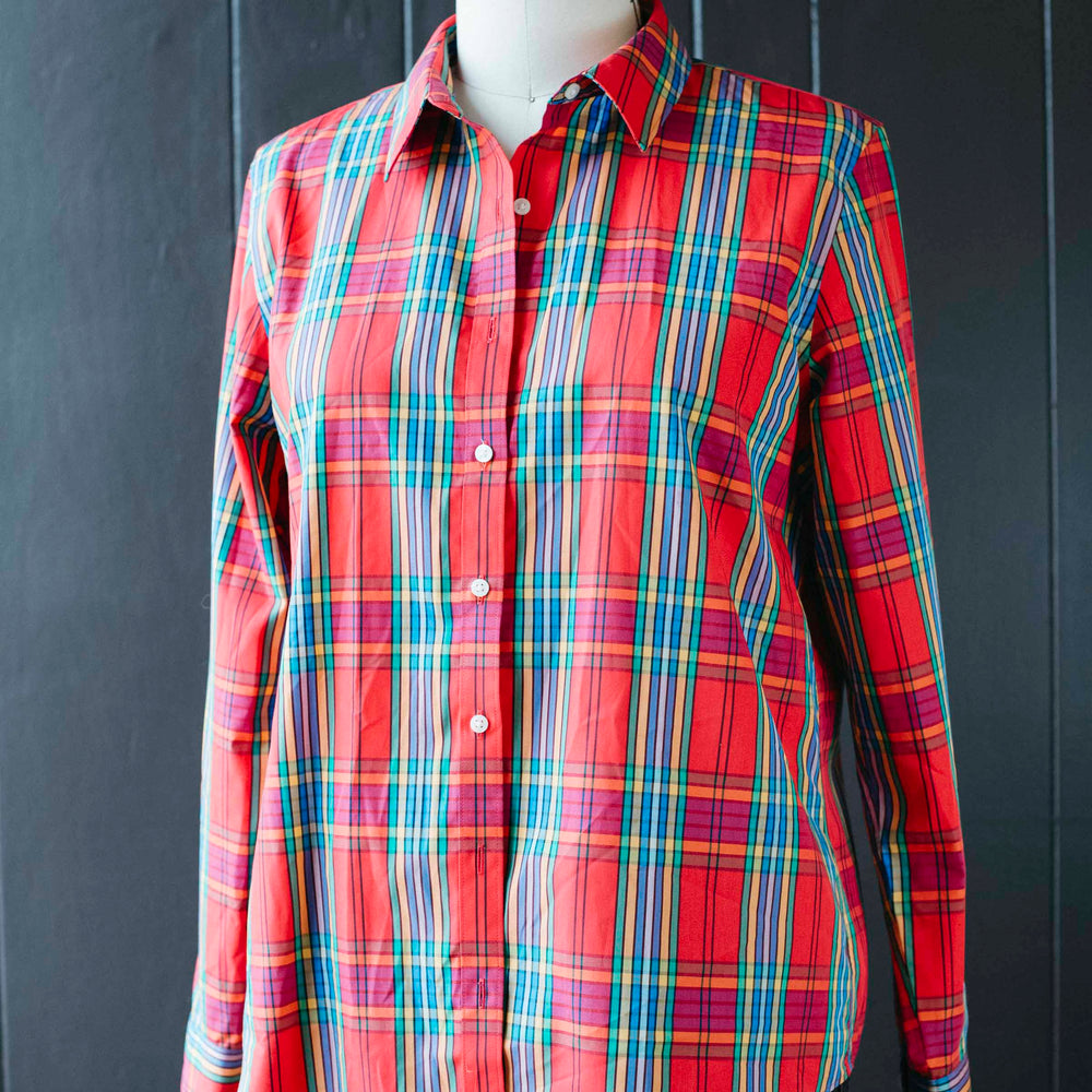 Pre-loved Lands’ End Plaid Shirt - Size L