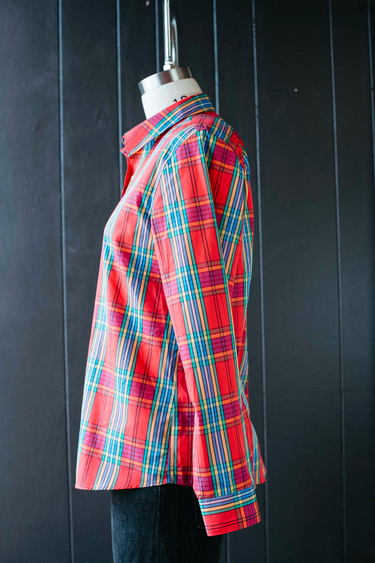 Pre-loved Lands’ End Plaid Shirt - Size L