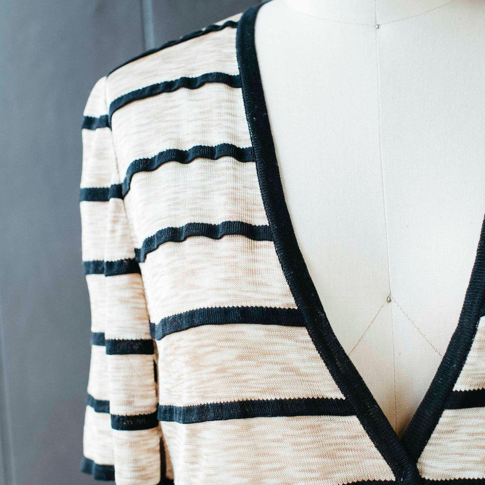 
                      
                        Pre-loved Striped Linen Cardigan - Size M
                      
                    