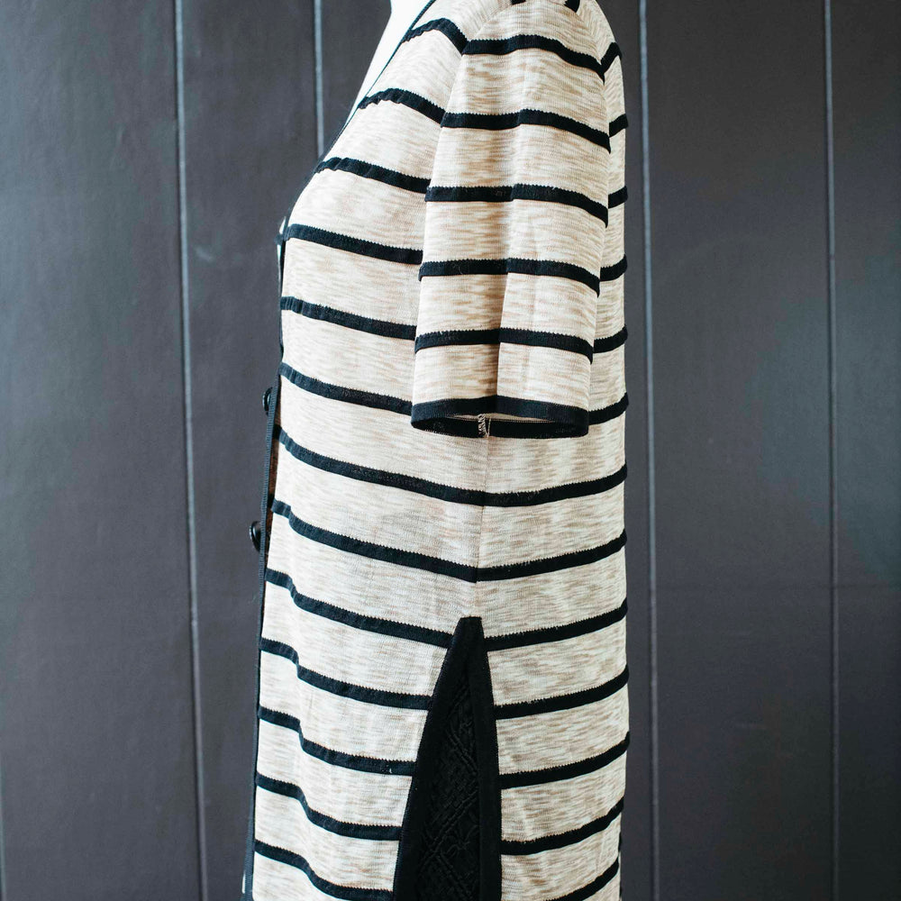 
                      
                        Pre-loved Striped Linen Cardigan - Size M
                      
                    