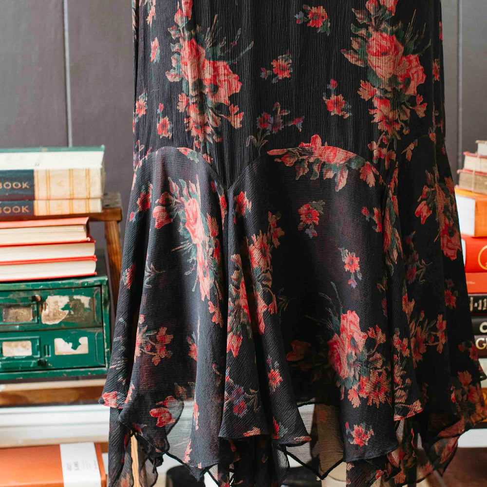Pre-loved Ralph Lauren Floral Maxi Skirt - Size XL