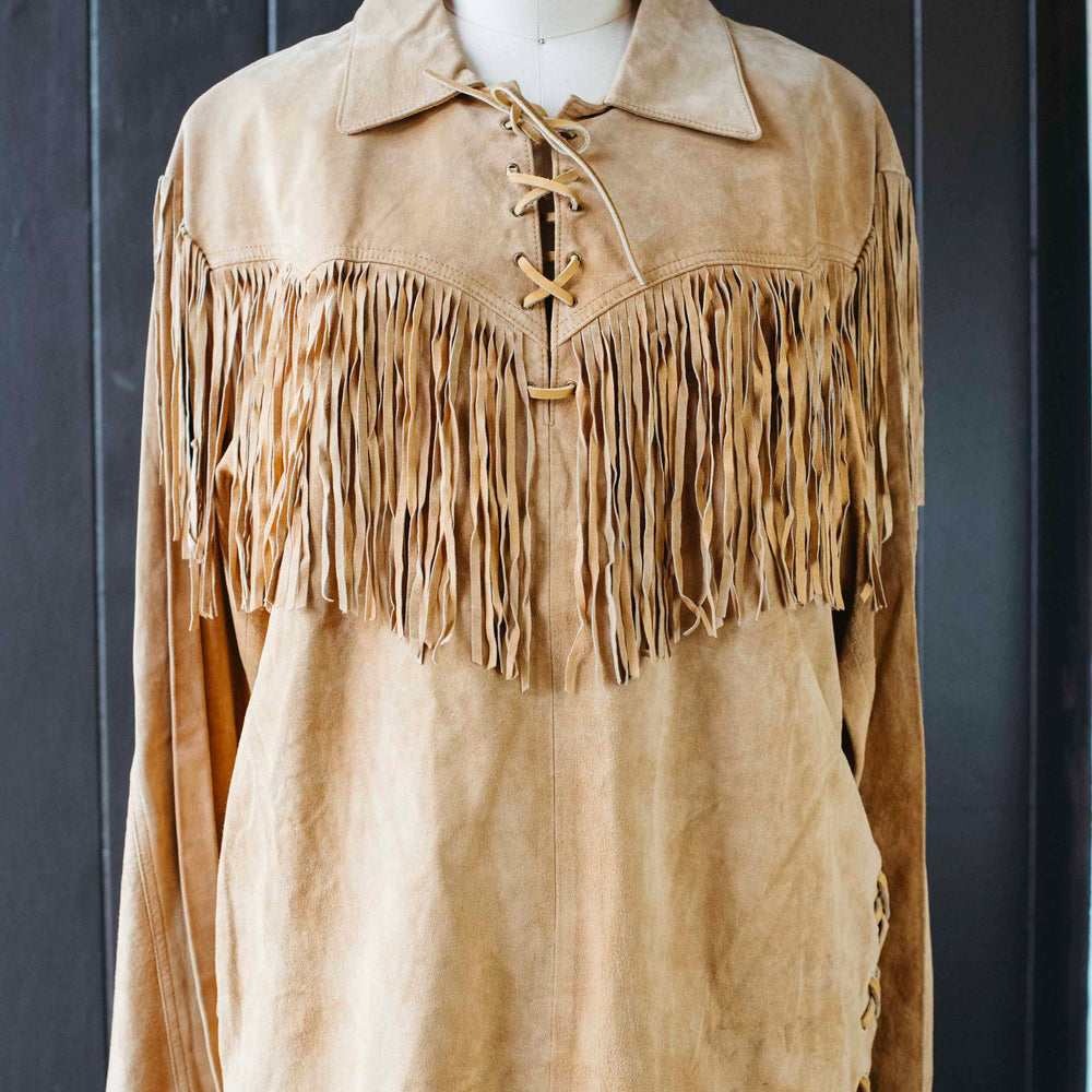 Vintage Scully Leather Cowboy Shirt - Size M