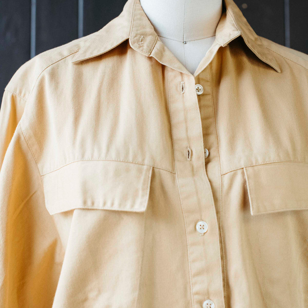 
                      
                        Vintage Unisex Work Shirt - Size S
                      
                    