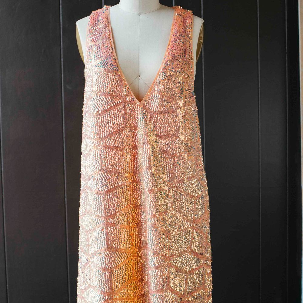 
                      
                        Pre-loved Sequin Geo Mini Party Dress - Size S
                      
                    