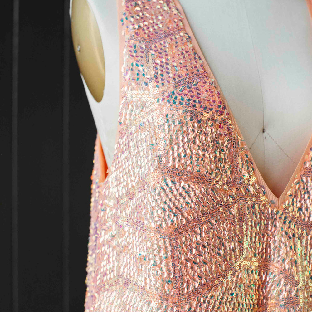 
                      
                        Pre-loved Sequin Geo Mini Party Dress - Size S
                      
                    