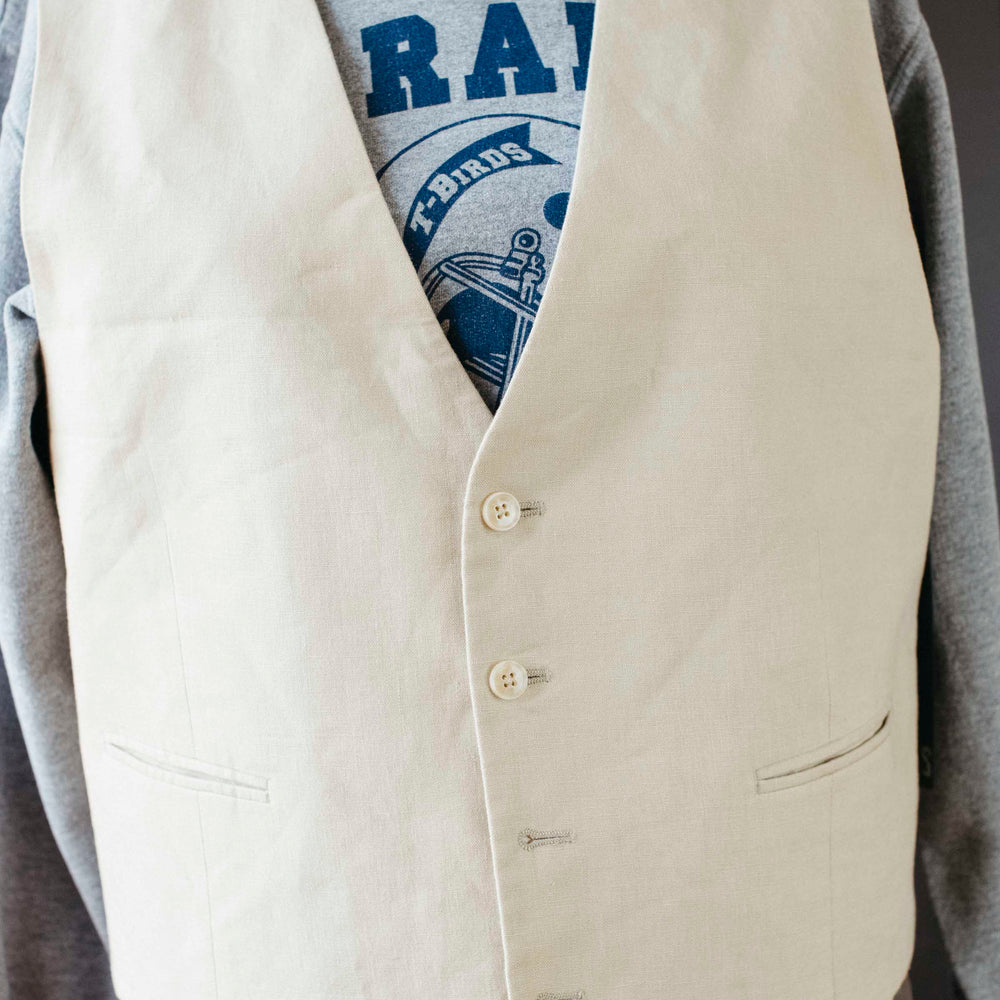 
                      
                        Pre-loved Cream Menswear Vest - Size M
                      
                    