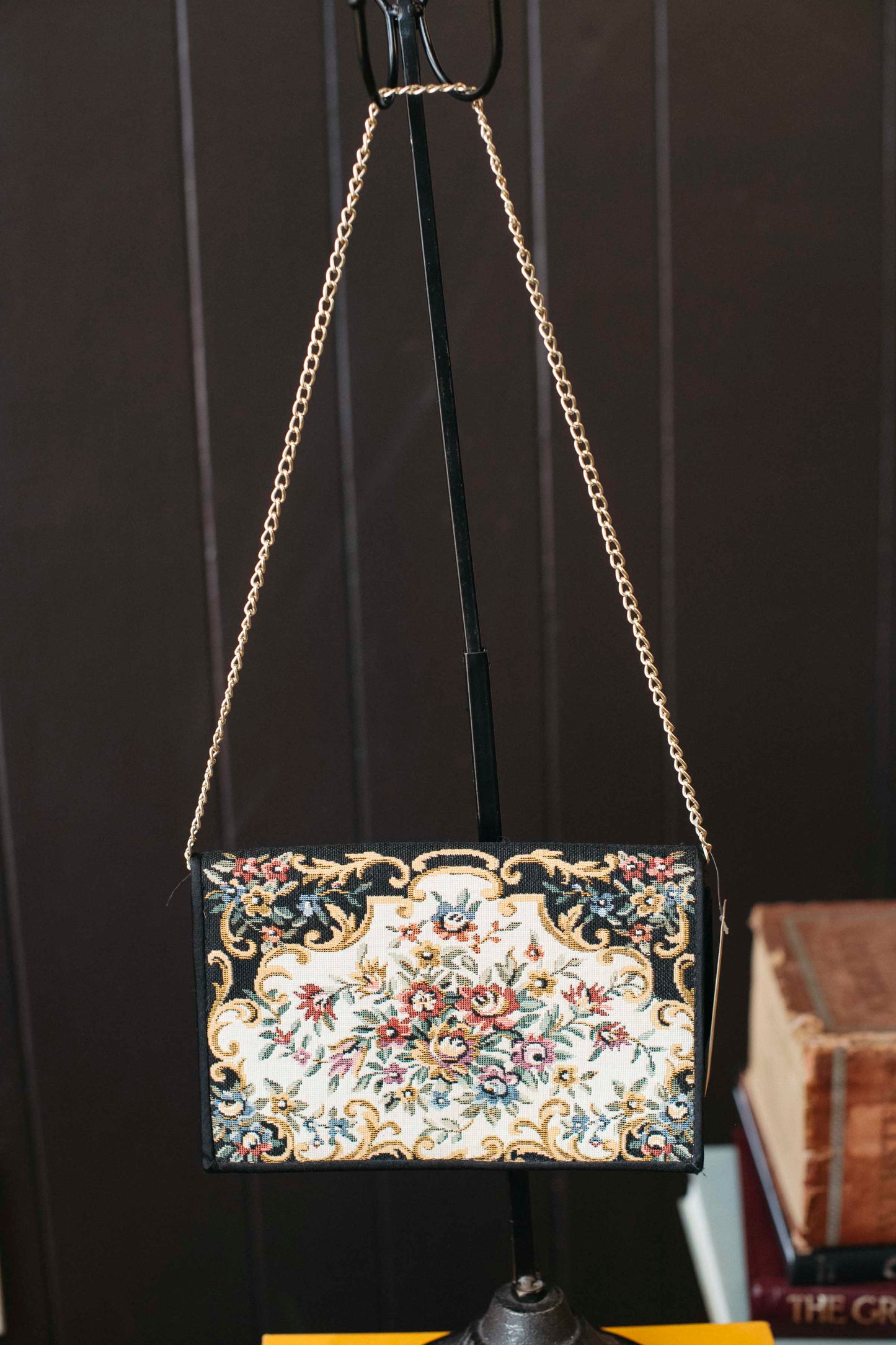 Vintage Victorian Floral Purse