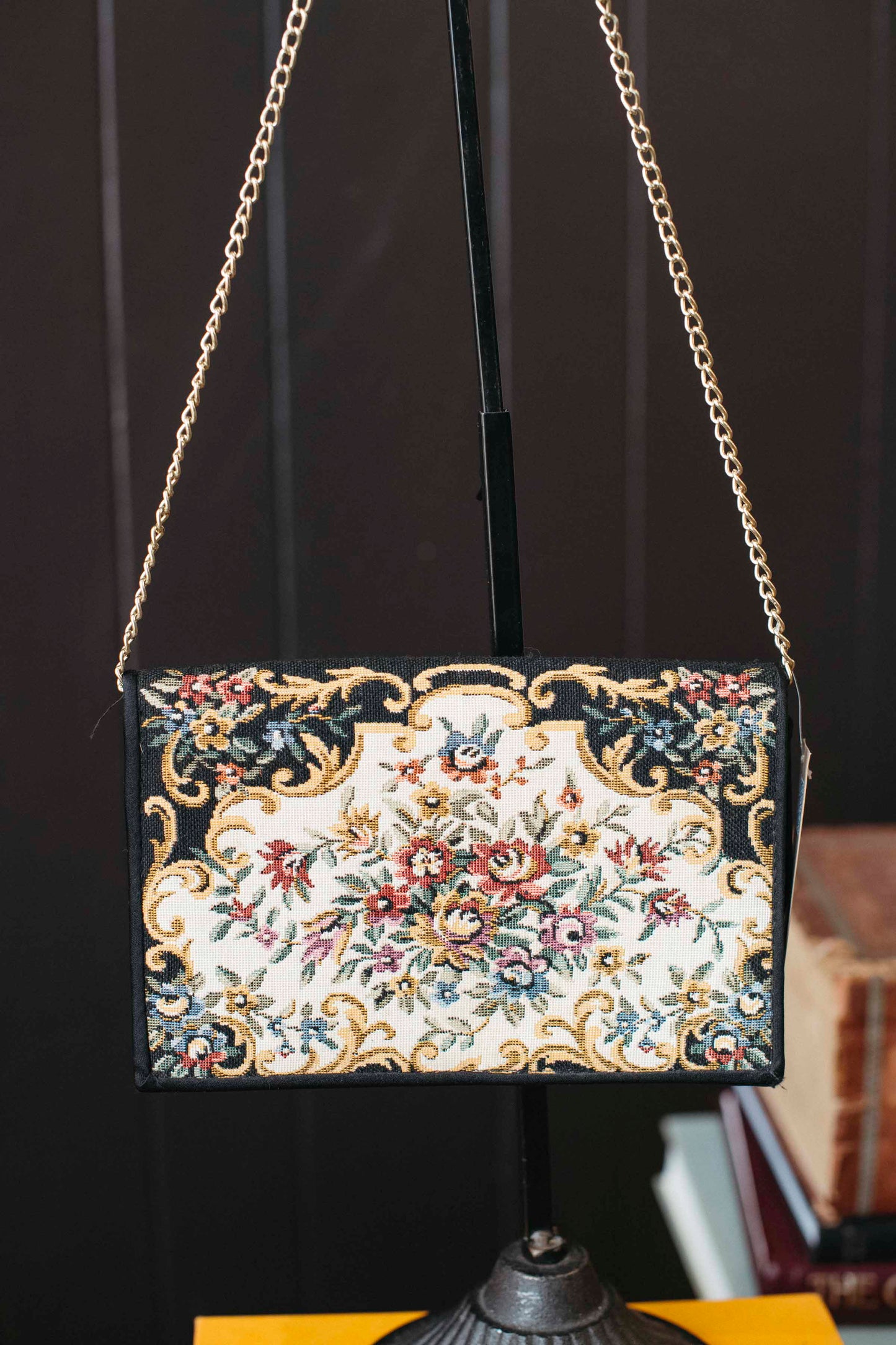 Vintage Victorian Floral Purse