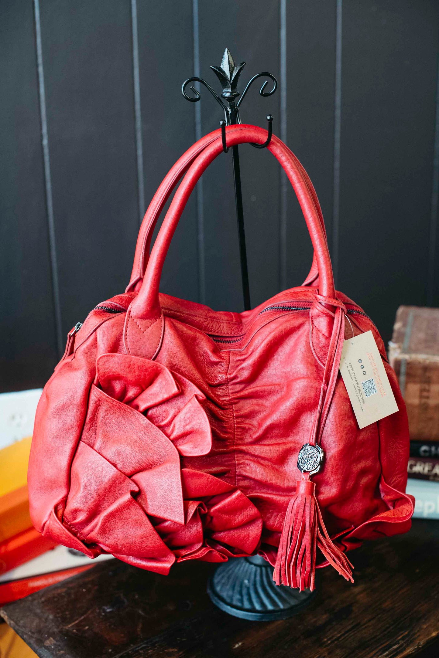 Pre-loved Vince Camuto Red Leather Bag