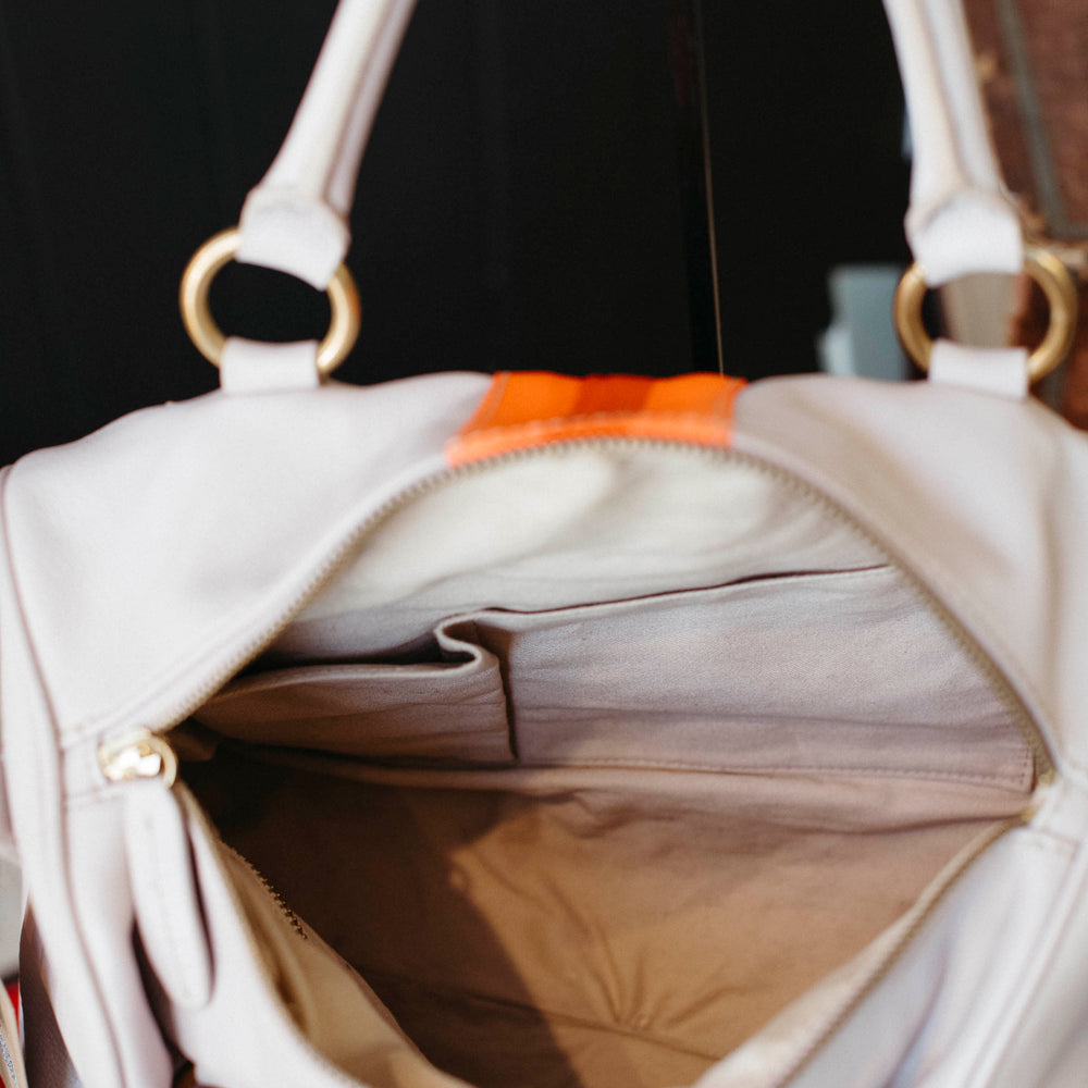 
                      
                        Pre-loved J. Crew Pink Bowler Handbag
                      
                    