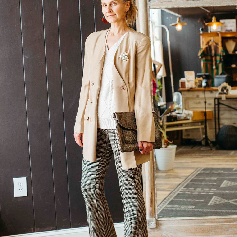 
                      
                        Pre-loved Houndstooth Trouser Pant - Size M
                      
                    