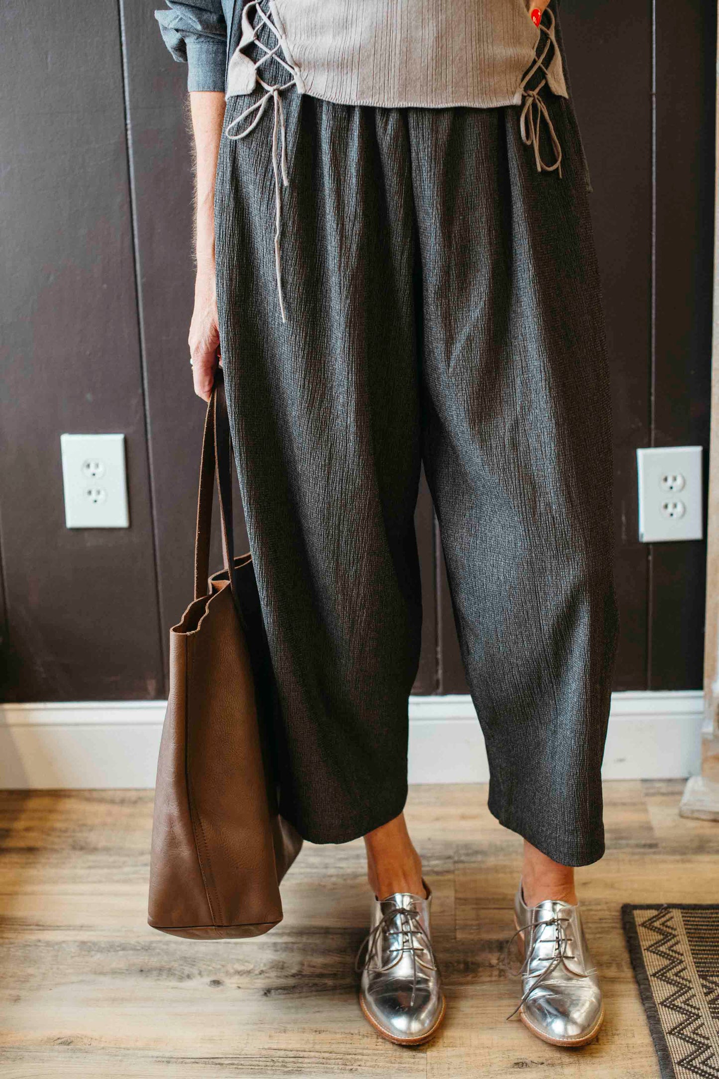 Pre-loved Charcoal Balloon Pant - Size XS