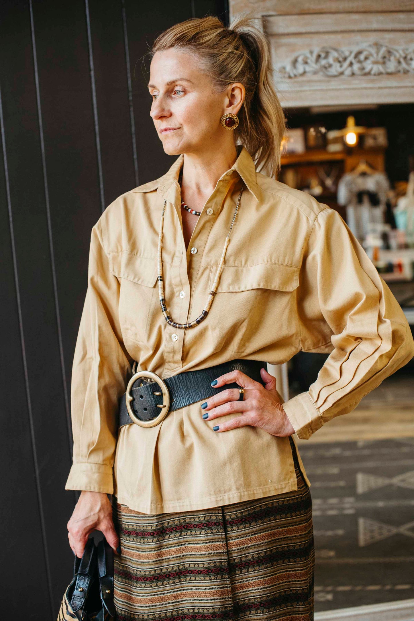 Vintage Unisex Work Shirt - Size S