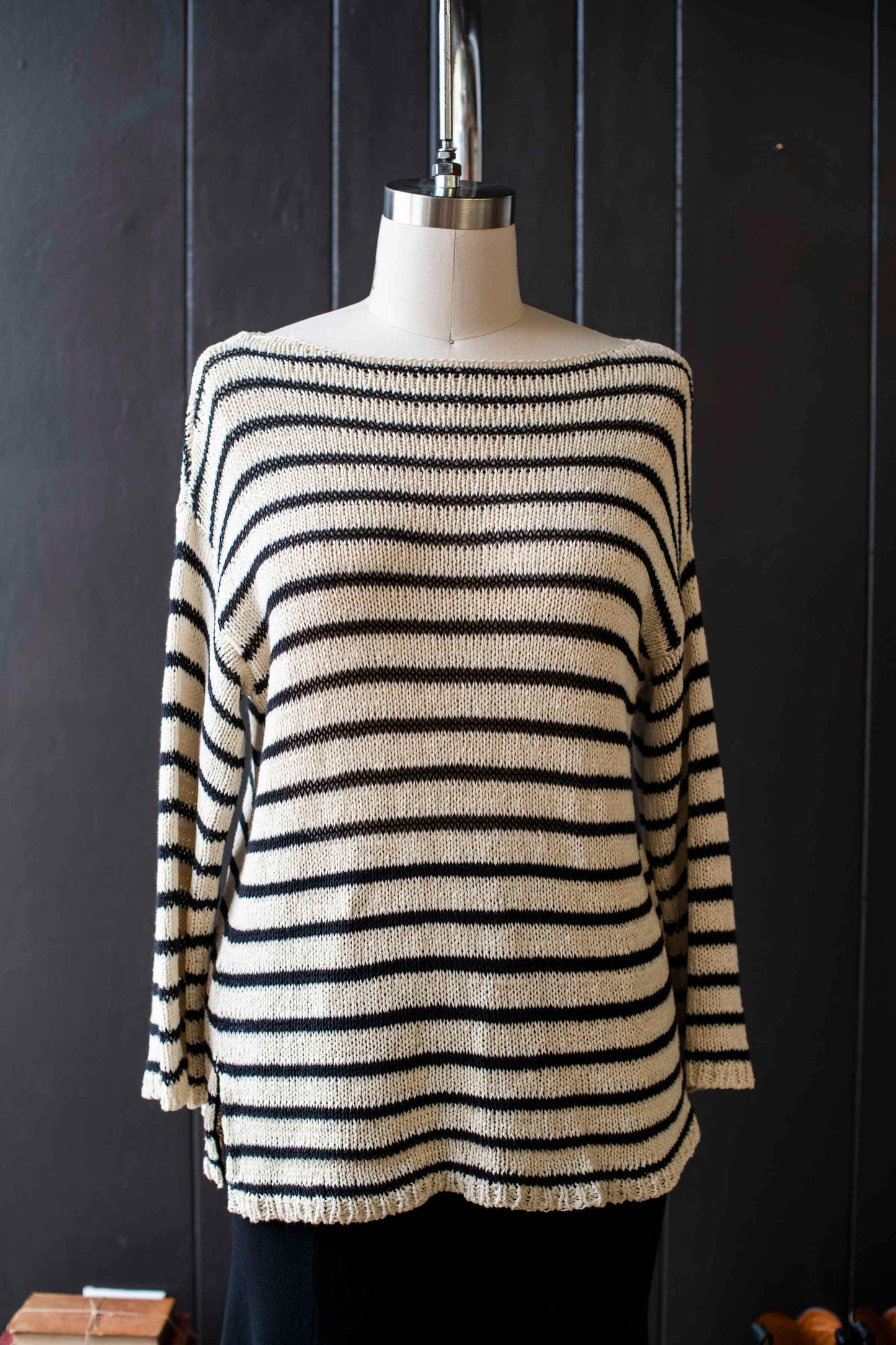 Pre-loved Striped Lightweight Sweater - Size M