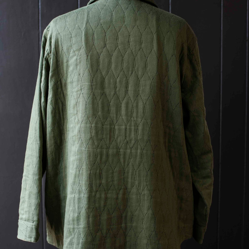 
                      
                        Pre-loved Army Green Diamond Quilted Jacket - Size XXL
                      
                    
