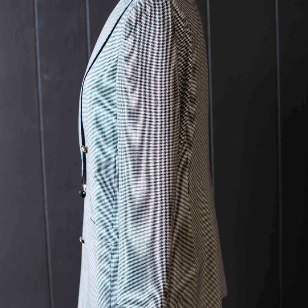 
                      
                        Vintage Double Breasted Houndstooth Blazer - Size L
                      
                    