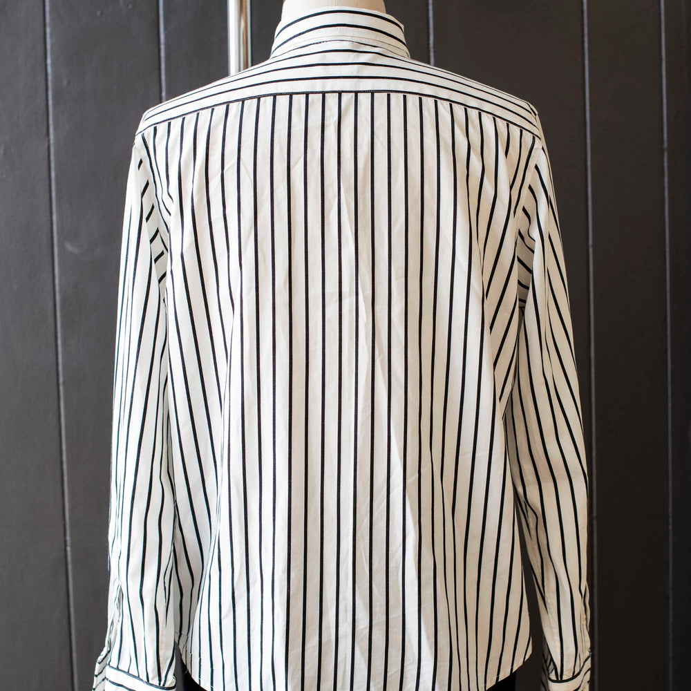 
                      
                        Pre-loved White Lauren Ralph Lauren Black Striped Shirt- Size L
                      
                    