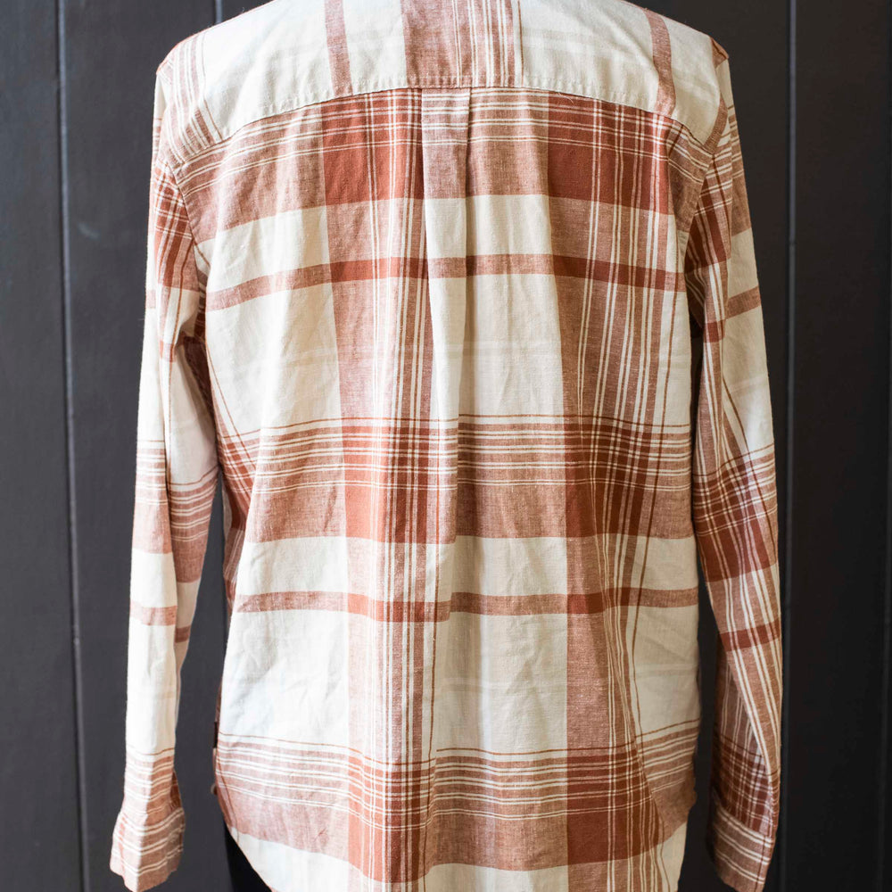 
                      
                        Pre-loved Clay & Cream Eddie Bauer Plaid Button-down Top - Size L
                      
                    