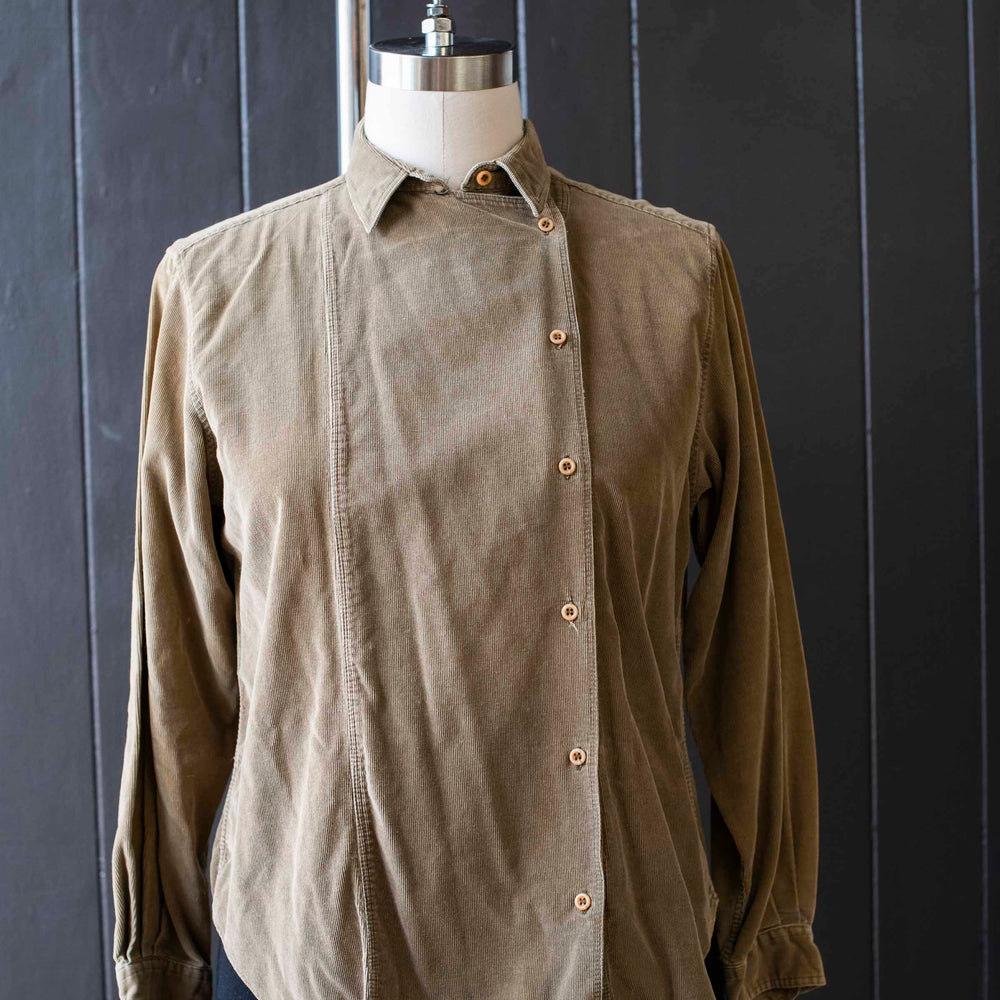 Vintage Olive Green Shirt - Size L