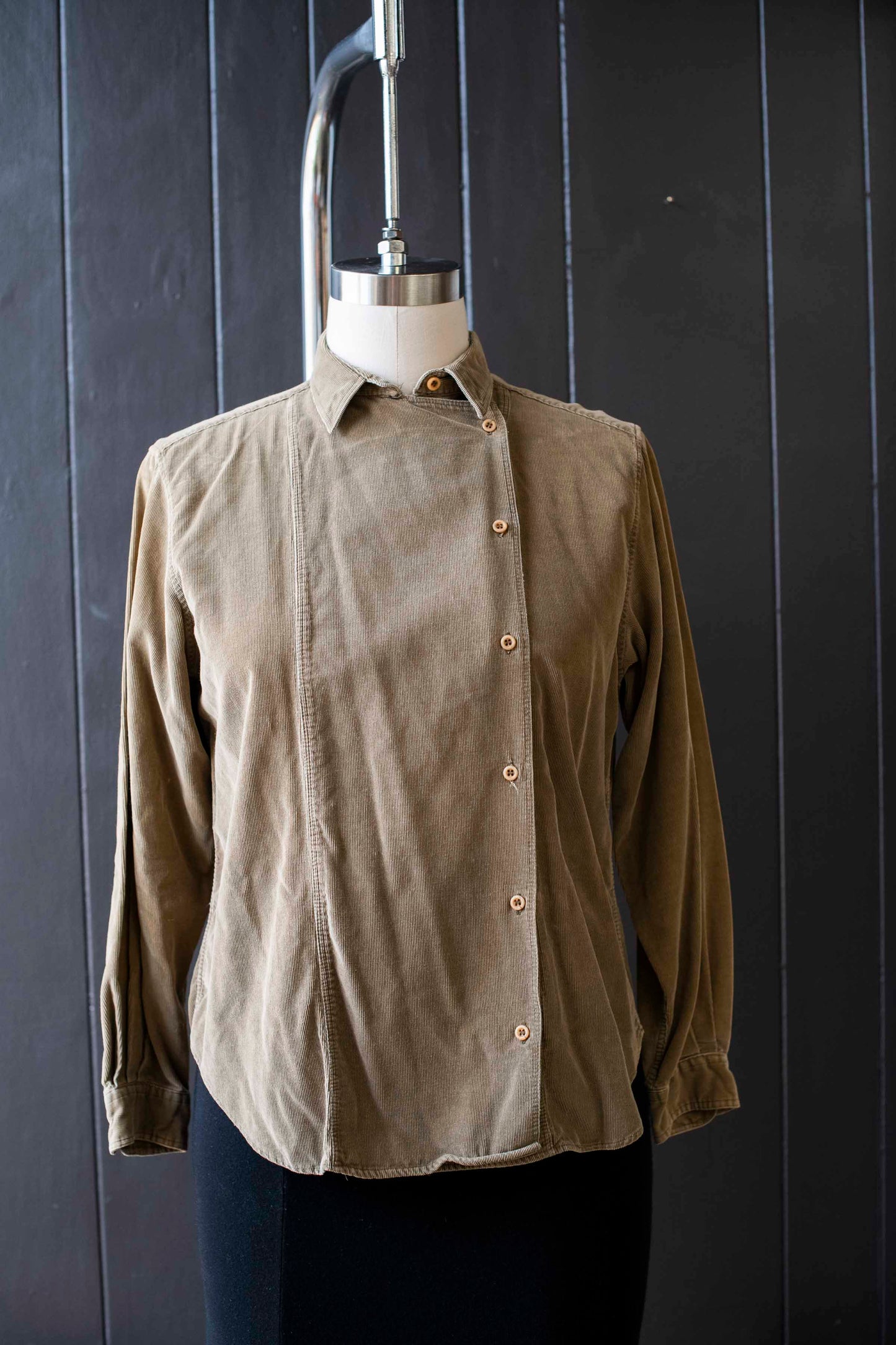 Vintage Olive Green Shirt - Size L
