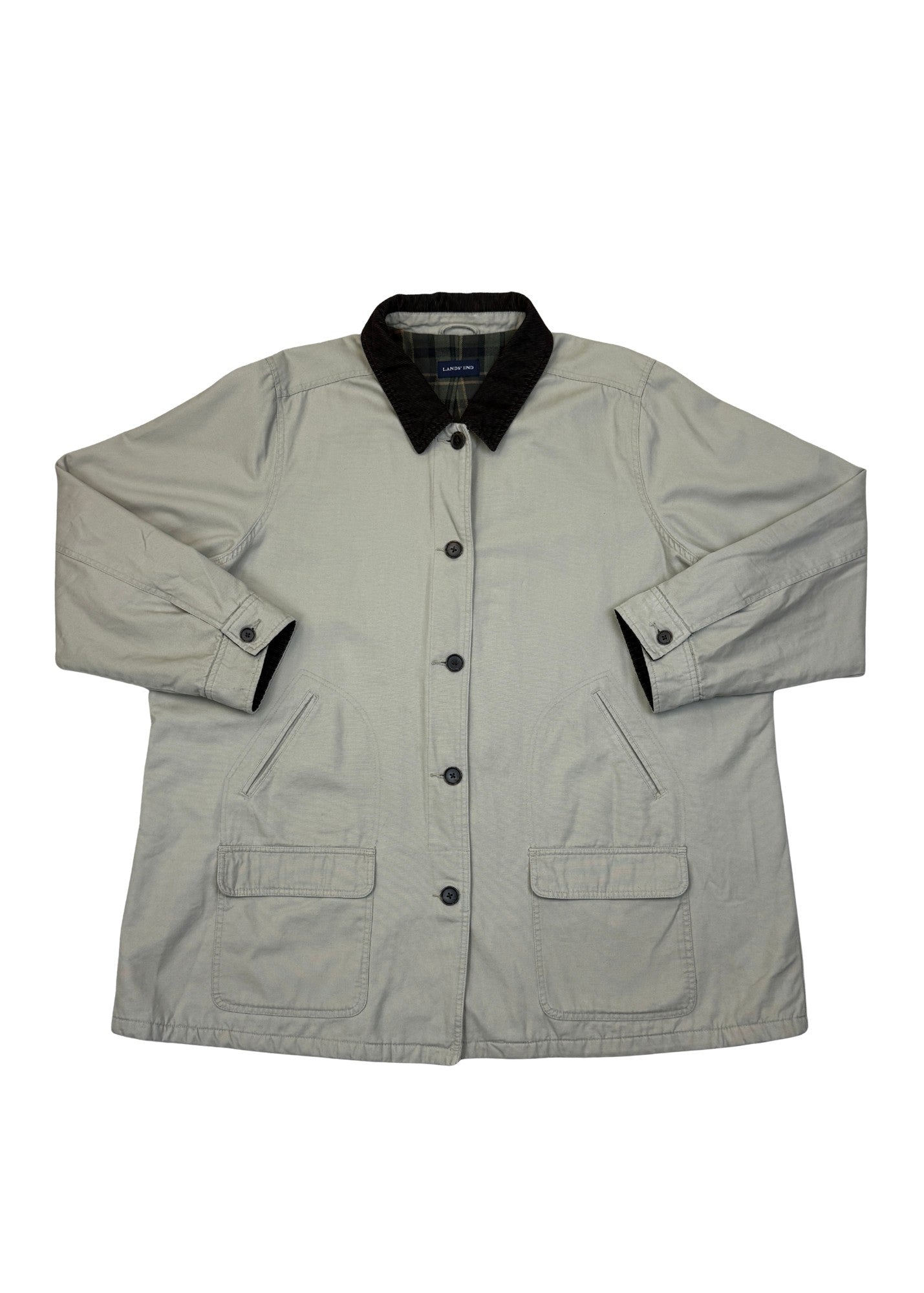 Vintage Lands’ End Fisherman’s Canvas Jacket - Size XL