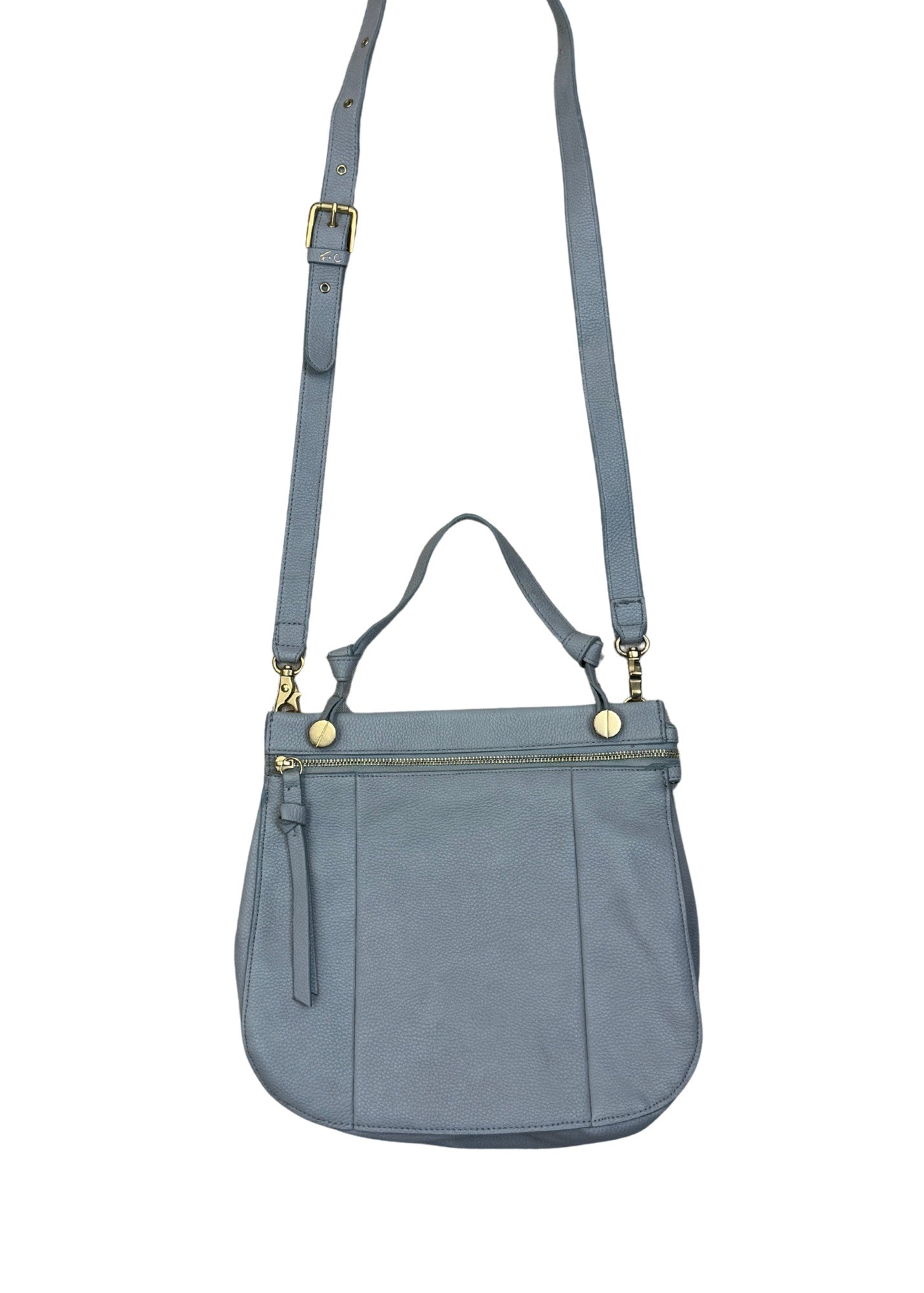 Pre-loved Blue Vegan Foley + Corinna Crossbody Handbag