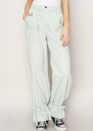Cargo Pant with Ankle Tie