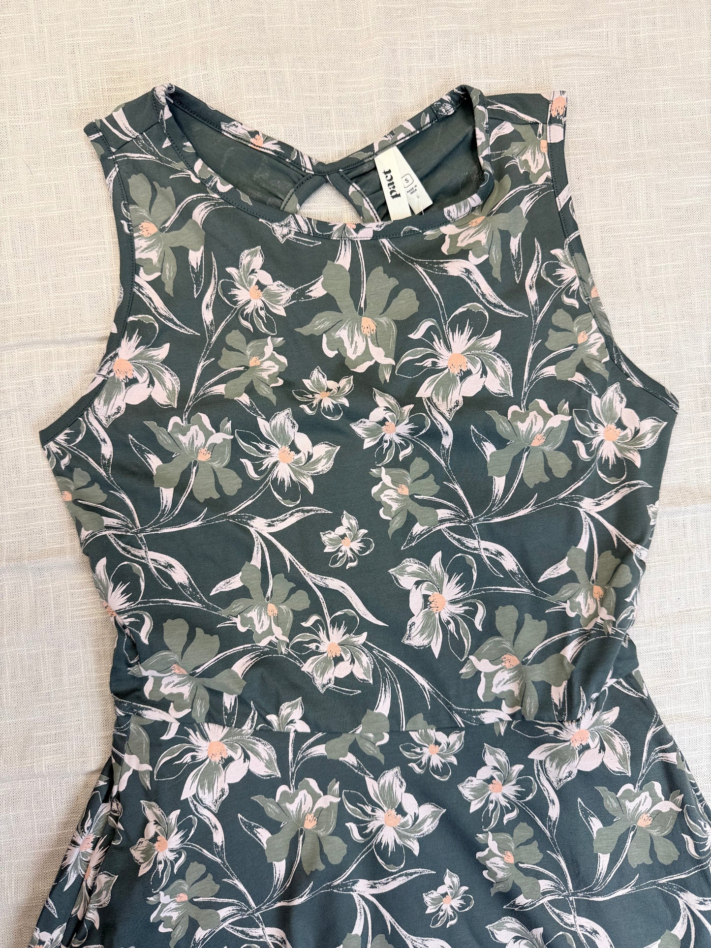 Pre-loved Pact Floral Midi Dress with Pockets - S