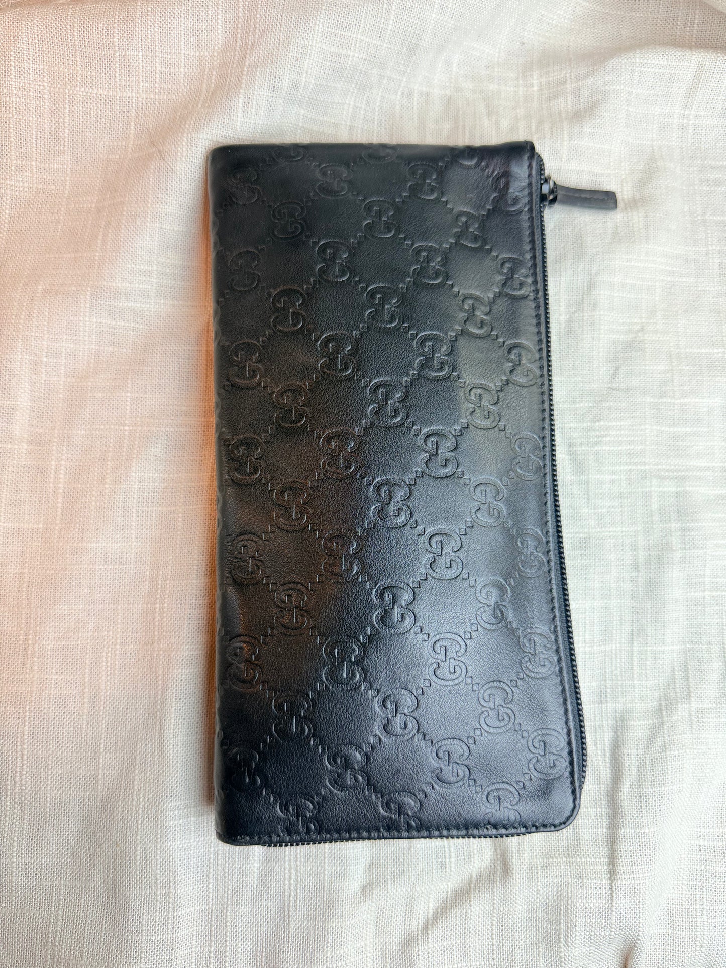 Vintage Black Gucci Pouch