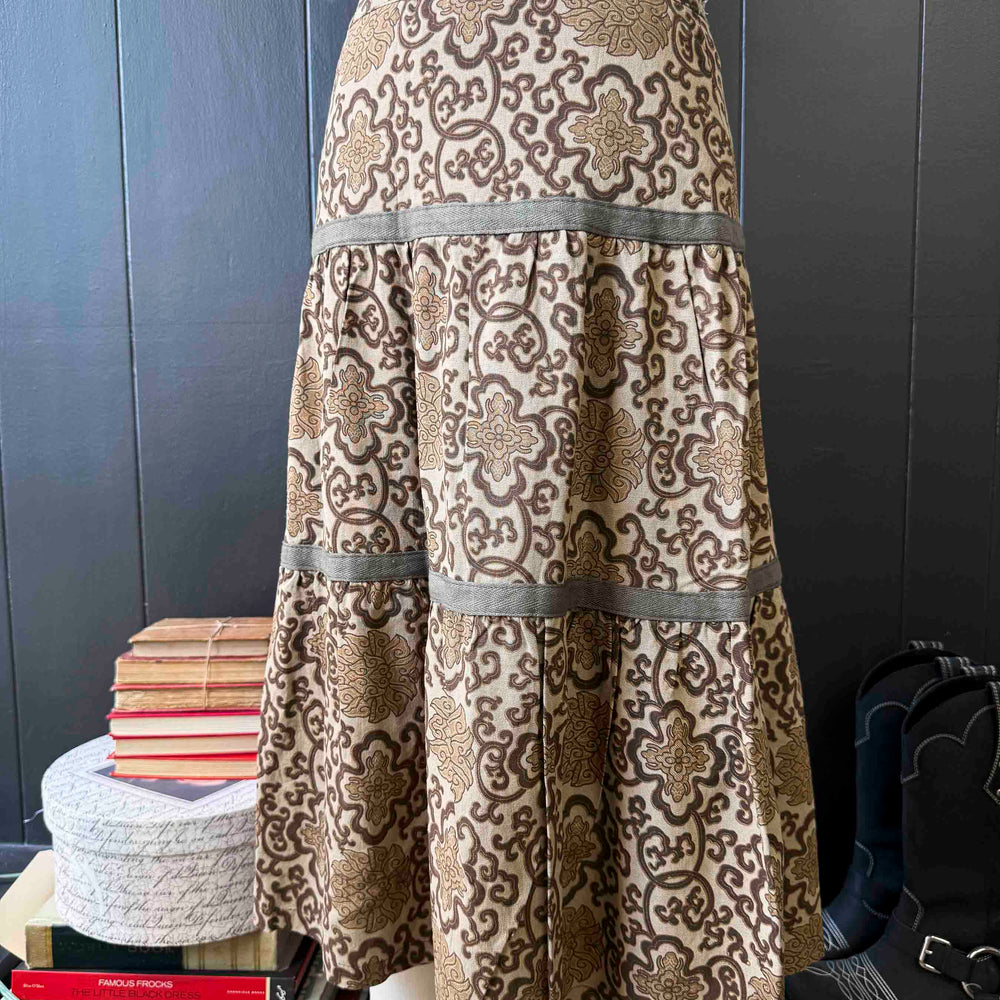 
                      
                        Pre-loved Taupe Tiered Skirt - Size M
                      
                    
