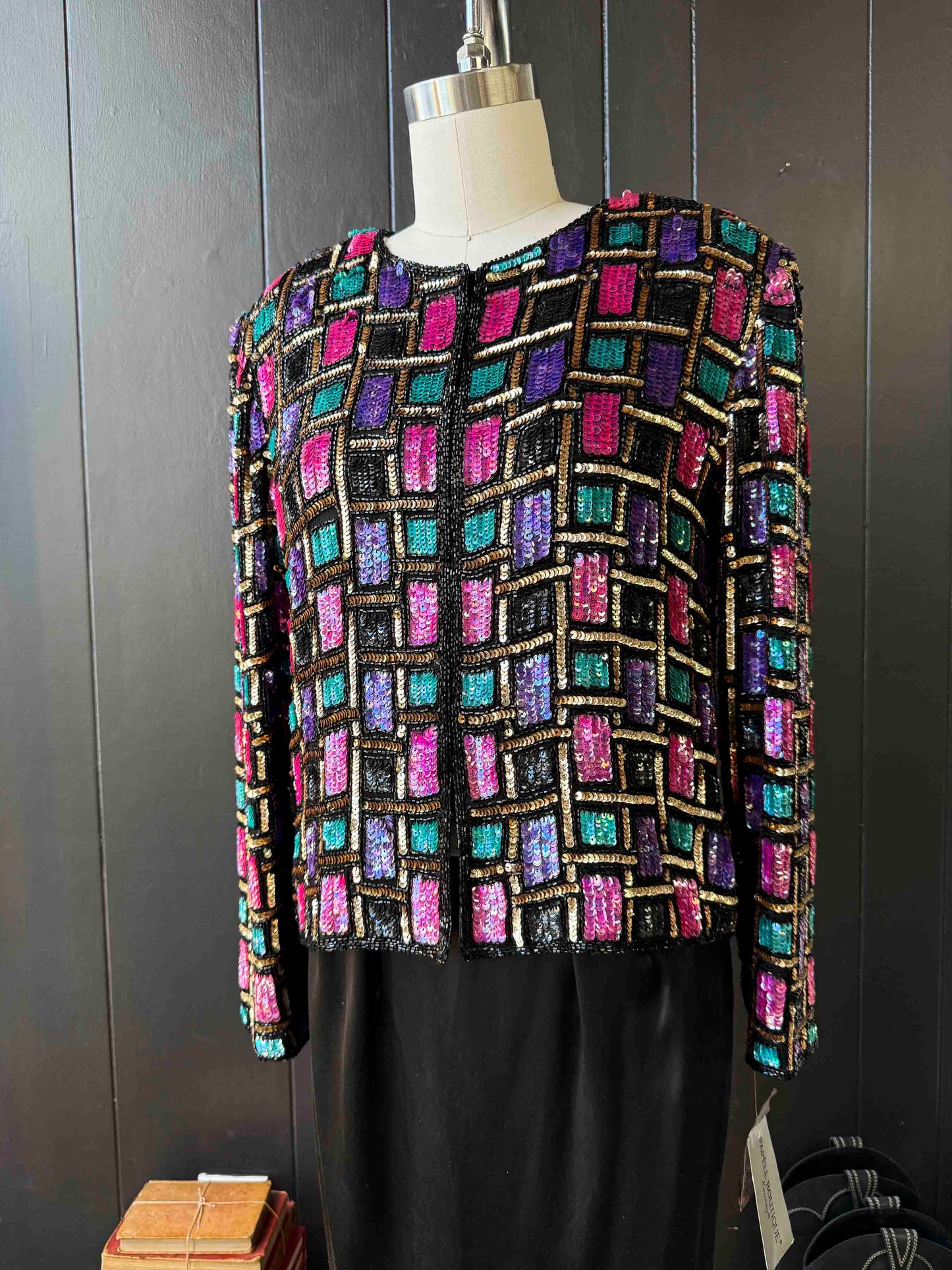 Vintage Sequin Jacket - Size M