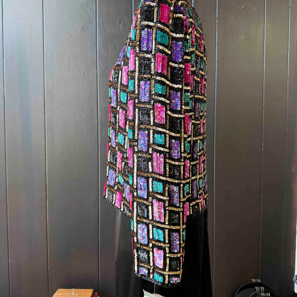 Vintage Sequin Jacket - Size M