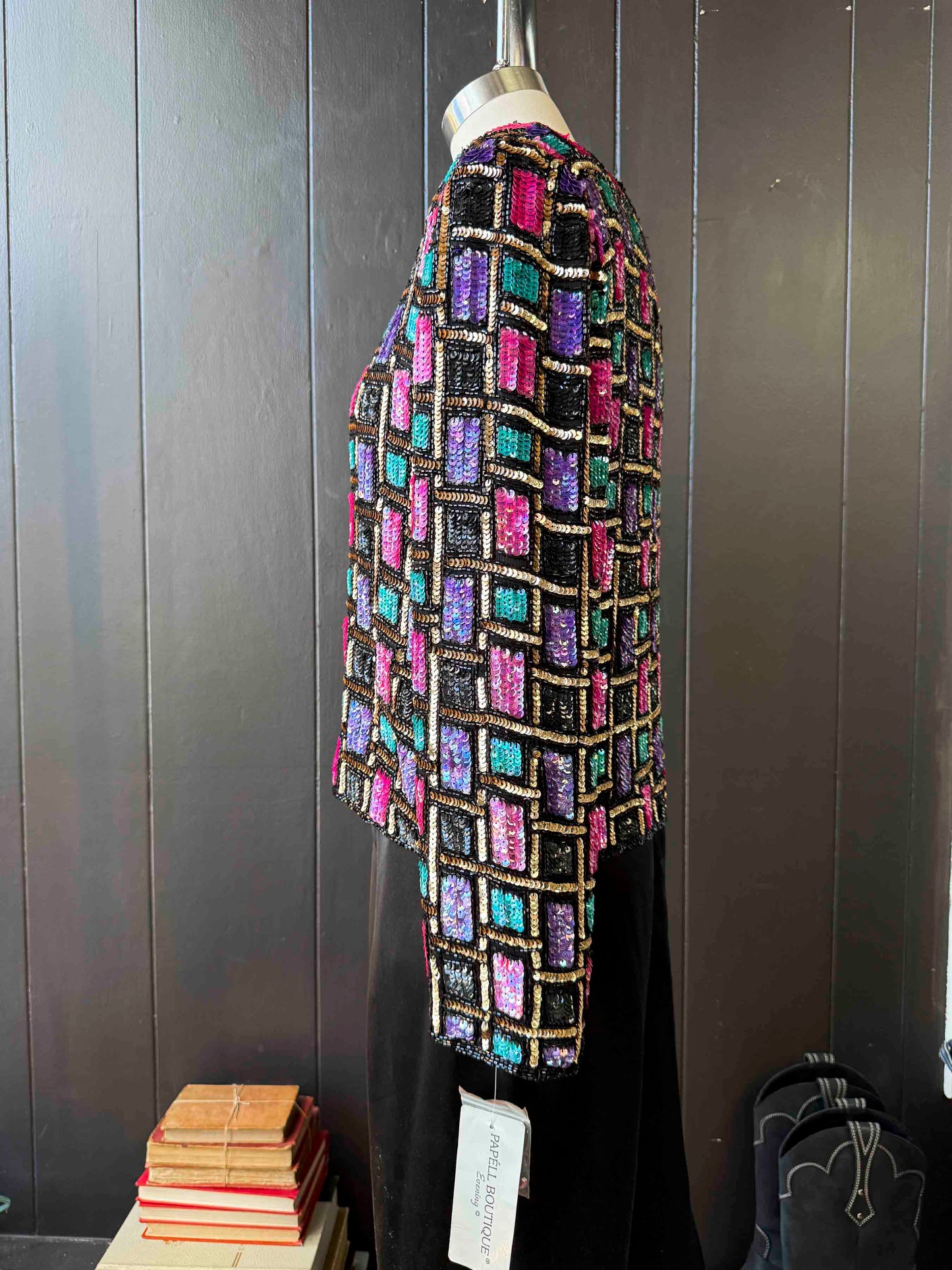 Vintage Sequin Jacket - Size M