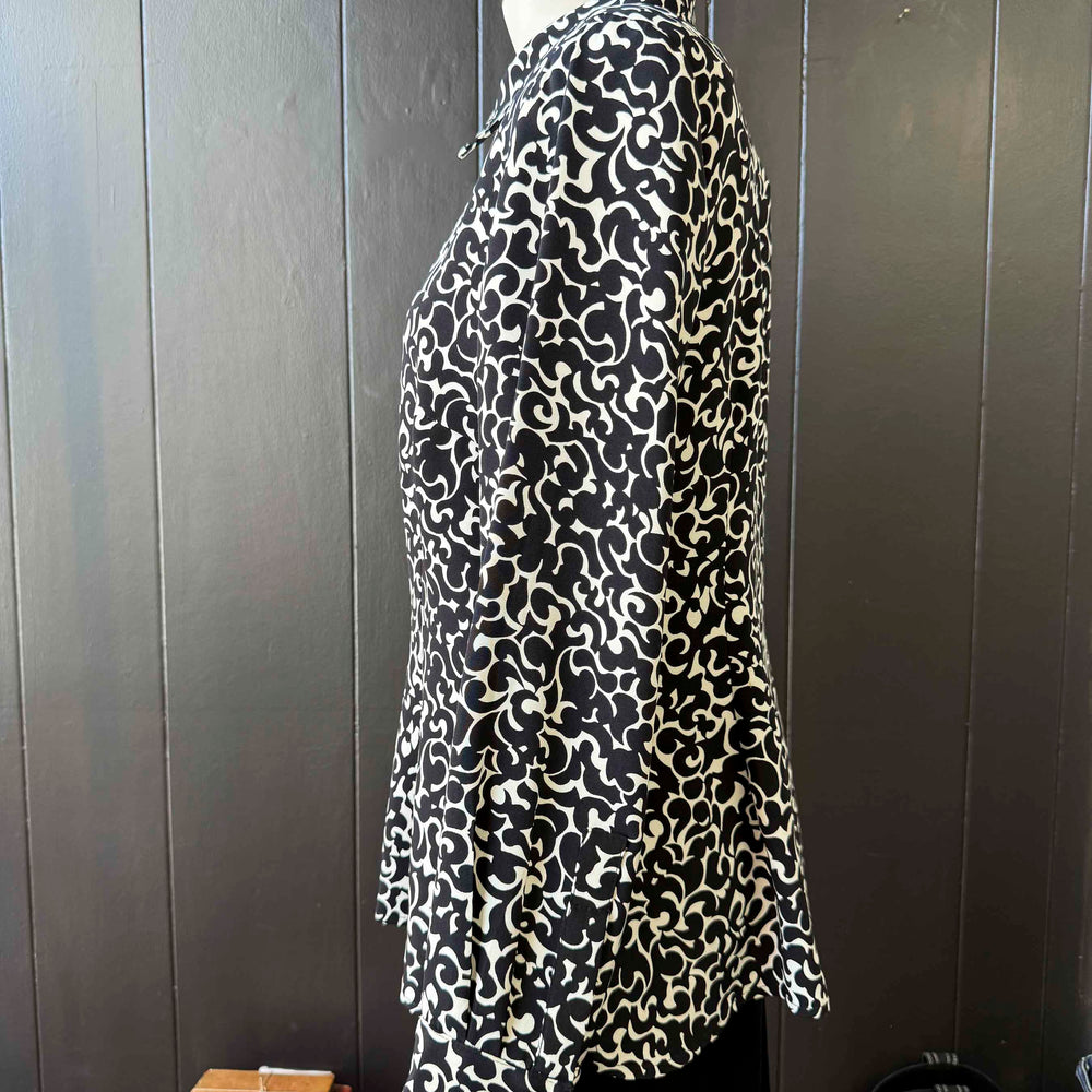 Luxury Pre-Loved 100% Silk Nina Mclemore Top - Size M