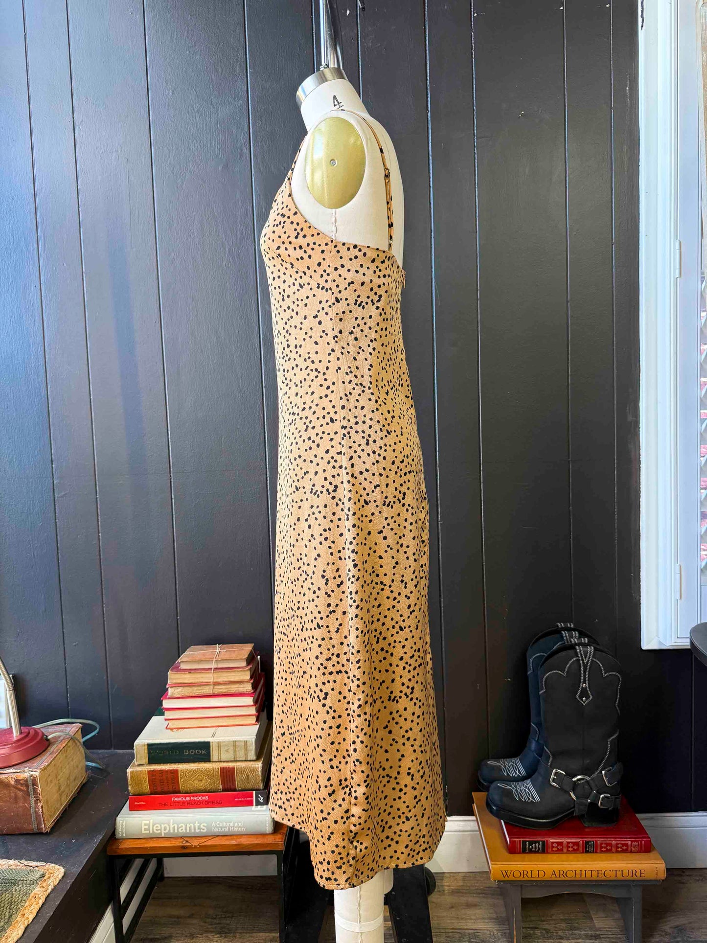 Pre-loved Cheetah Slip Dress - Size S